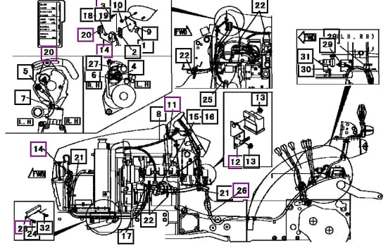 Mahindra Harness, E 19672946004 Mahindra Direct Parts