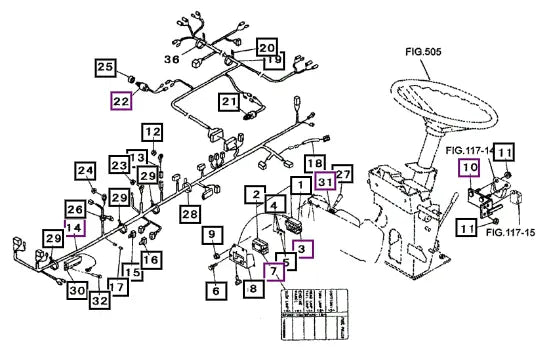 Mahindra Harness, E 19682985002 Mahindra Direct Parts