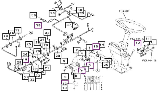 Mahindra Harness, E 19682986002 Mahindra Direct Parts