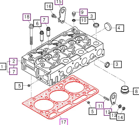 Mahindra Head Gasket E560003315 Mahindra Direct Parts