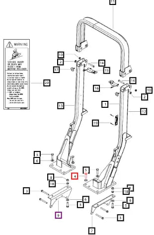 Mahindra Hex Bolt M16x2x65x12 9 007637682U1 Mahindra Direct Parts