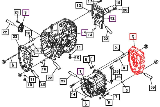 Mahindra Holder, Bearing 19581206AG0 Mahindra Direct Parts