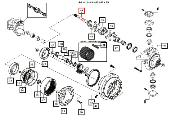 Mahindra Joint 006506201C1 Mahindra Direct Parts