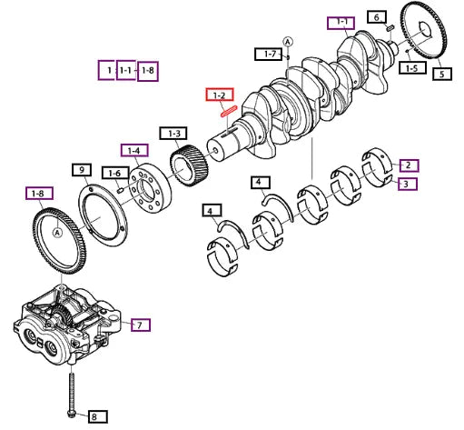 Mahindra Key, Sunk 06.29071-2516 Mahindra Direct Parts