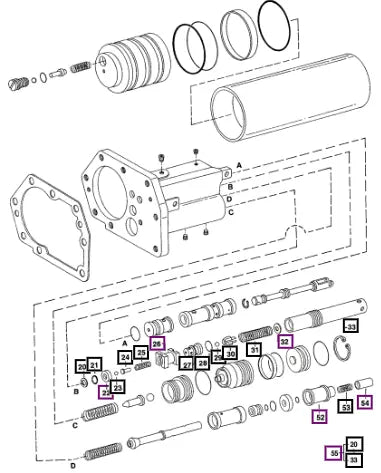 Mahindra Kit O-ring Valve Control-reg 005555261R91 Mahindra Direct Parts