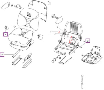 Mahindra Kit Spring/saddle (michigan) 530016654S Mahindra Direct Parts