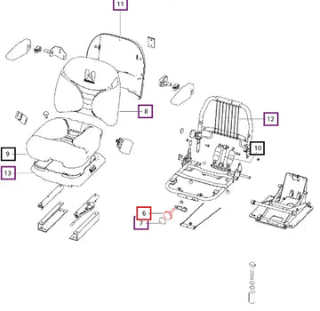 Mahindra Knob Kit 530016070S Mahindra Direct Parts