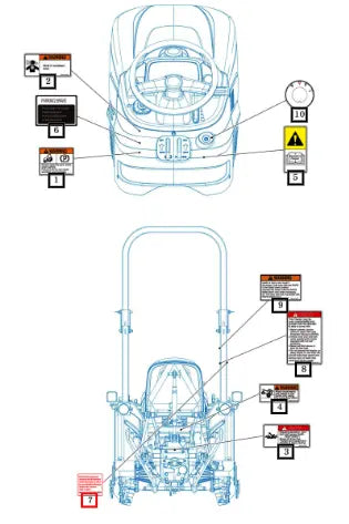 Mahindra Label , Rops 11309100050 Mahindra Direct Parts