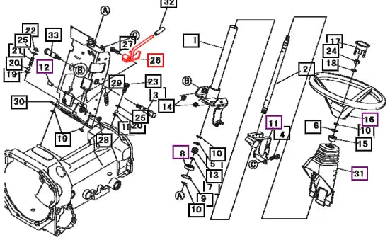 Mahindra Lever 19572255AG0 Mahindra Direct Parts
