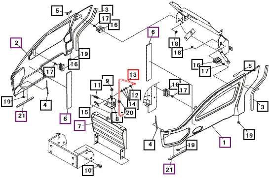Mahindra Lever 19592638AG0 Mahindra Direct Parts