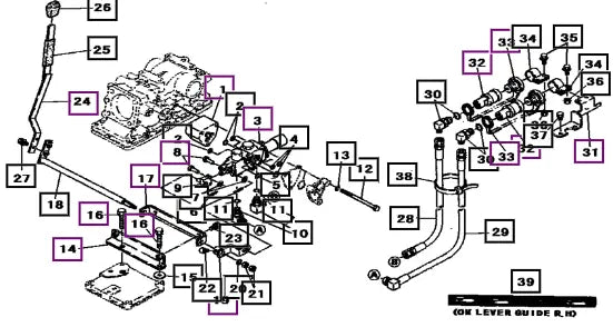 Mahindra Lever Assy 19642488AG0 Mahindra Direct Parts