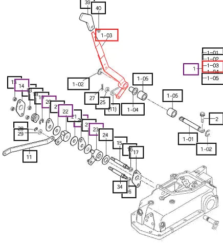 Mahindra Lever Comp, P/d 14527092201GB Mahindra Direct Parts