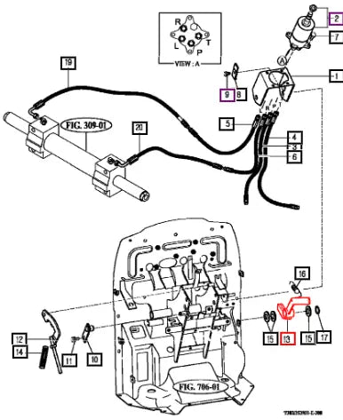 Mahindra Lever Comp, Parking 14723293302GB Mahindra Direct Parts