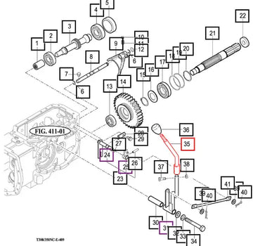 Mahindra Lever Comp, Pto(up) 16702552201GB Mahindra Direct Parts