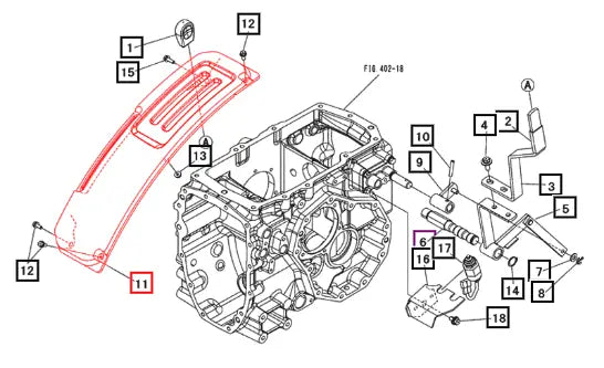 Mahindra Lever Guide Lh 19467753000 Mahindra Direct Parts