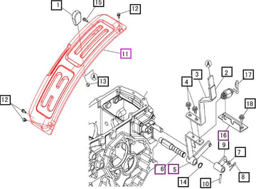 Mahindra Lever, Guide Lh 19571793000 Mahindra Direct Parts