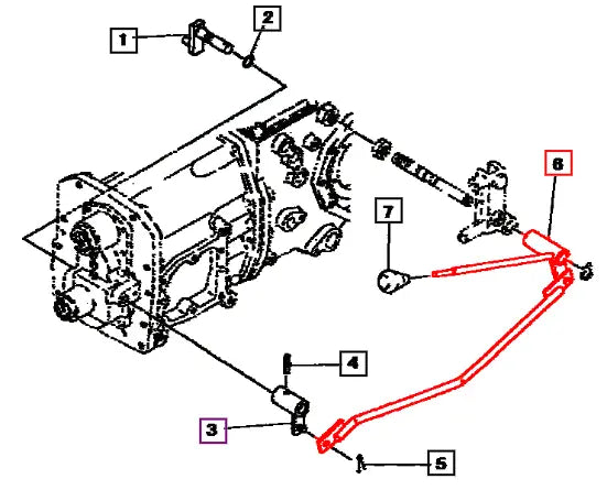 Mahindra Lever, Mfd 19641855AG0 Mahindra Direct Parts