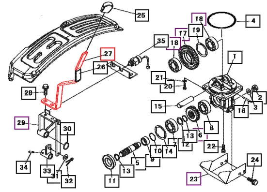 Mahindra Lever, Mid Pto 12181248AG0 Mahindra Direct Parts