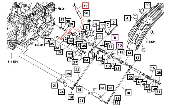Mahindra Lever, Sub 19487761AG0 Mahindra Direct Parts