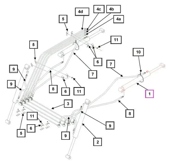 Mahindra Lift Cylinder Mahindra