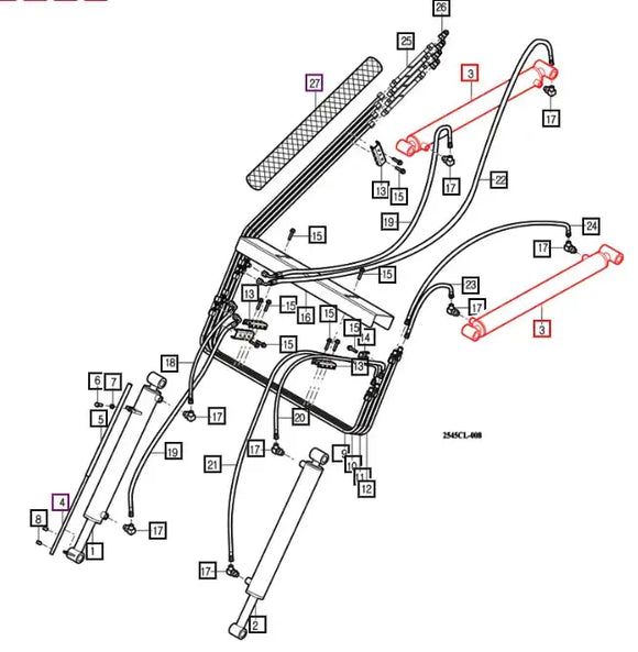 Mahindra Lift Cylinder Mahindra