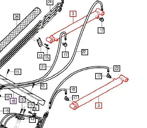Mahindra Lift Cylinder Seal Kit Mahindra