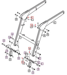Mahindra Tractor Loader Pin Bolt V2014610055