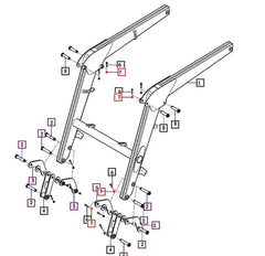 Mahindra Tractor Loader Pin Nut 85402003130