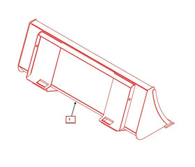 Mahindra Loader Skid Steer Bucket 62 Inches Mahindra Direct Parts