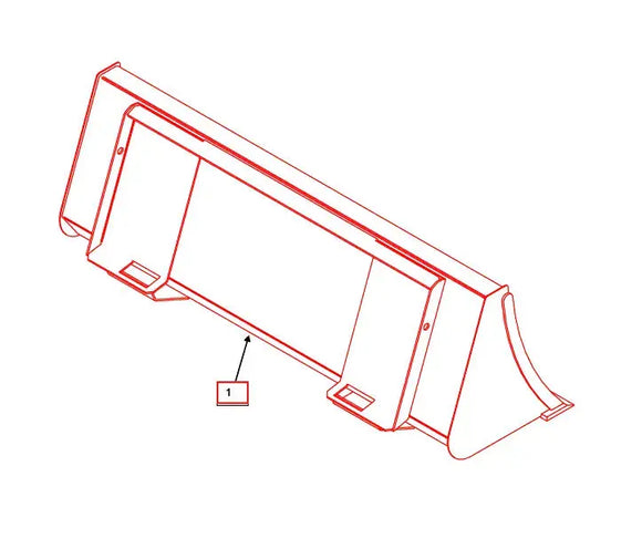 Mahindra Loader Skid Steer Bucket 62 Inches Mahindra Direct Parts
