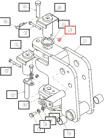 Mahindra Lock Nut M8 ANSNL08125Z Mahindra Direct Parts
