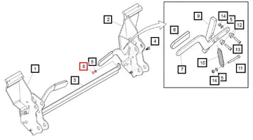 Mahindra Lock Nut M8 All Metal 5011565ALO Mahindra Direct Parts