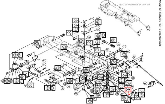 Mahindra Lynch Pin, .44 X 1.75 AME013484 Mahindra Direct Parts