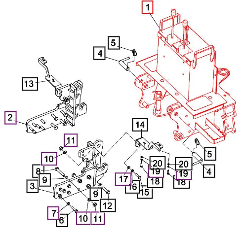 Mahindra Main Frame Comp BT19-201000 Mahindra Direct Parts