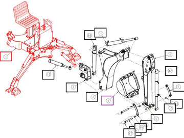 Mahindra Main Frame Serial No. J20380 ~ ANSBMF4025B Mahindra Direct Parts