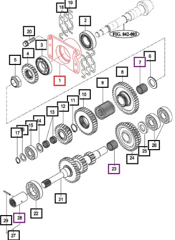 Mahindra Metal, Pinion 14723020011M Mahindra Direct Parts