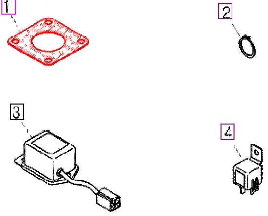Mahindra Muffler Gasket E580012371 Mahindra Direct Parts