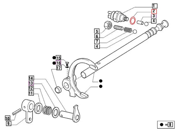 Mahindra Neutral Safety Switch Washer 006500545C1 Mahindra Direct Parts