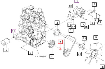 Mahindra Nut 31S9400440 Mahindra Direct Parts
