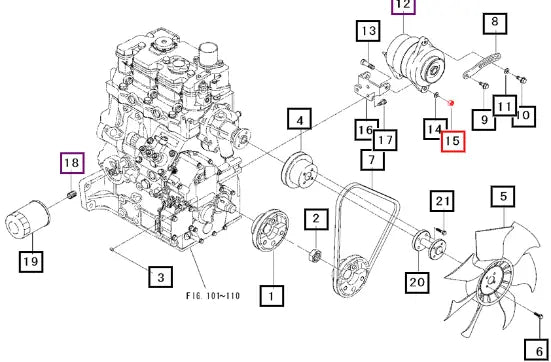 Mahindra Nut 31S9400480 Mahindra Direct Parts