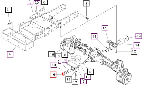 Mahindra Nut 6952607200 Mahindra Direct Parts
