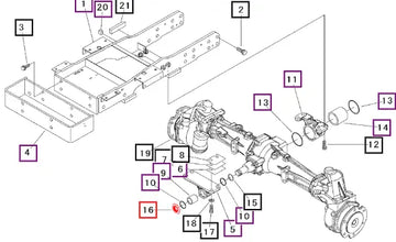 Mahindra Nut 6952607200 Mahindra Direct Parts