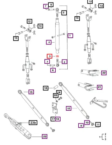 Mahindra Nut Hex C35/C27 000426899 Mahindra Direct Parts