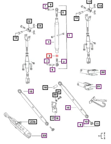 Mahindra Nut Hex C35/C27 000426899 Mahindra Direct Parts