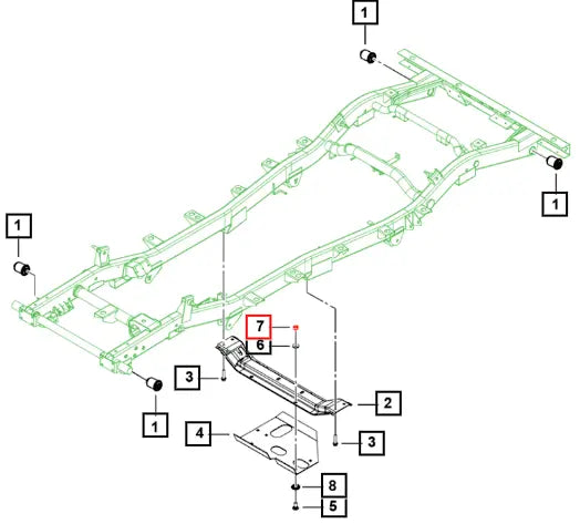 Mahindra Nut Hex G9 52X1 58X8 56X8 SF0301087 Mahindra Direct Parts