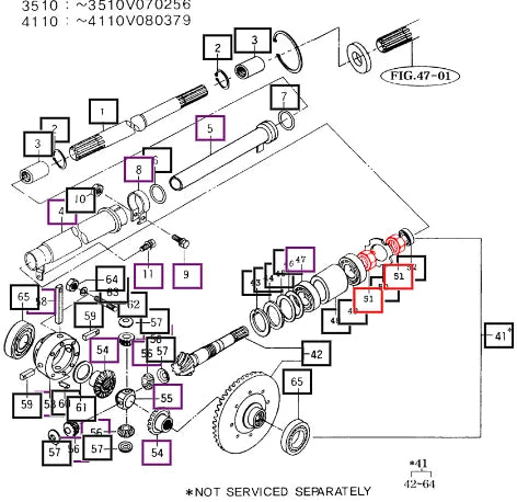 Mahindra Nut Hex. (M30)  B=41 14254310060 Mahindra Direct Parts