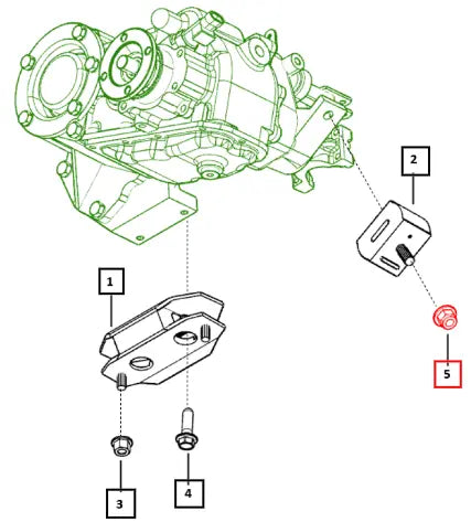 Mahindra Nut Hx Nyl Fl M12X 1.25X16X10 SF0315016 Mahindra Direct Parts