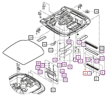 Mahindra Nut Knurled E007518456D1 Mahindra Direct Parts