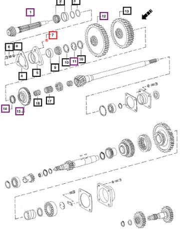 Mahindra Nut Lock (1/2'') G12.7 Mm UNF 000103028 Mahindra Direct Parts