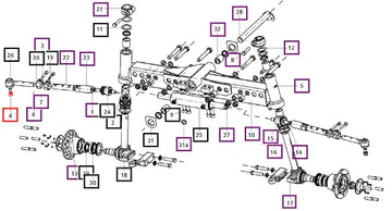 Mahindra Nut M14-5.5  007601982D1 Mahindra Direct Parts